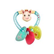 Set cadou sophiesticat cu girafa sophie si zornaitoare cu inimioare vu000008