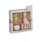 Set cadou sophiesticat cu girafa sophie si zornaitoare maracas sophie vu000009
