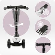 Trotineta pliabila cu roti LED pentru copii, 3 Ani+, MoMi San - Gri KRTHULA00015