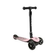 Trotineta pliabila cu roti LED pentru copii, 3 Ani+, MoMi San - Roz KRTHULA00014