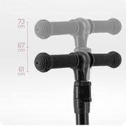 Trotineta pliabila cu roti LED pentru copii, 3 Ani+, MoMi San - Roz KRTHULA00014