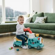 Antemergator 5 in 1 Magic Train, Free2Move, Cu diverse activitati de joaca, Panou Educational, Efecte sonore si luminoase, Green BYN86434