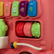 Antemergator 5 in 1 Magic Train, Free2Move, Cu diverse activitati de joaca, Panou Educational, Efecte sonore si luminoase, Pink BYN86441