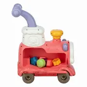 Antemergator 5 in 1 Magic Train, Free2Move, Cu diverse activitati de joaca, Panou Educational, Efecte sonore si luminoase, Pink BYN86441