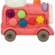 Antemergator 5 in 1 Magic Train, Free2Move, Cu diverse activitati de joaca, Panou Educational, Efecte sonore si luminoase, Pink BYN86441