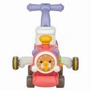 Antemergator 5 in 1 Magic Train, Free2Move, Cu diverse activitati de joaca, Panou Educational, Efecte sonore si luminoase, Pink BYN86441