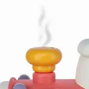 Antemergator 5 in 1 Magic Train, Free2Move, Cu diverse activitati de joaca, Panou Educational, Efecte sonore si luminoase, Pink BYN86441