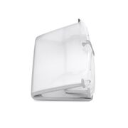 Cadita de baie cu pliere ultra-compacta, Jane, Oasis, Cu doua manere, 68 x 42 x 26 cm, Conform cu standardul european de siguranta EN 17072:2018, Blue BYN8420421090831