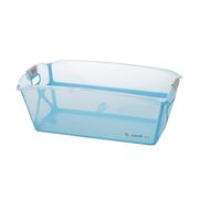 Cadita de baie cu pliere ultra-compacta, Jane, Oasis, Cu doua manere, 68 x 42 x 26 cm, Conform cu standardul european de siguranta EN 17072:2018, Tropical BYN84204210922668