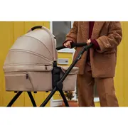 Carucior 2 in 1, Lionelo, Meril, Cu landou si scaun cu dimensiune XL, Reversibil, Cu sistem de ventilatie 3D, Cu accesorii, Pana la 22 kg, De la nastere, Conform cu EN1888-1 EN1888-2, EN1466, Bej BYNLO-MERIL_2IN1_BEIGE_SAND