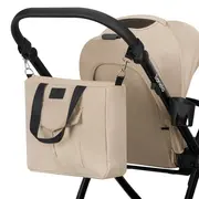 Carucior 2 in 1, Lionelo, Meril, Cu landou si scaun cu dimensiune XL, Reversibil, Cu sistem de ventilatie 3D, Cu accesorii, Pana la 22 kg, De la nastere, Conform cu EN1888-1 EN1888-2, EN1466, Bej BYNLO-MERIL_2IN1_BEIGE_SAND