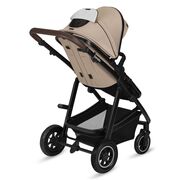 Carucior 3 in 1, Lionelo, Amber, Landou intarit, Scoica auto testata ADAC, Reversibil, Cu accesorii, Geanta parinti, Pana la 22 kg, Bej BYNLO-AMBER_3IN1_BEIGE_SAND