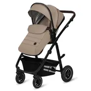 Carucior 3 in 1, Lionelo, Amber, Landou intarit, Scoica auto testata ADAC, Reversibil, Cu accesorii, Geanta parinti, Pana la 22 kg, Bej BYNLO-AMBER_3IN1_BEIGE_SAND