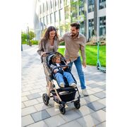 Carucior 3 in 1, Lionelo, Amber, Landou intarit, Scoica auto testata ADAC, Reversibil, Cu accesorii, Geanta parinti, Pana la 22 kg, Bej BYNLO-AMBER_3IN1_BEIGE_SAND