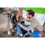 Carucior 3 in 1, Lionelo, Amber, Landou intarit, Scoica auto testata ADAC, Reversibil, Cu accesorii, Geanta parinti, Pana la 22 kg, Bej BYNLO-AMBER_3IN1_BEIGE_SAND