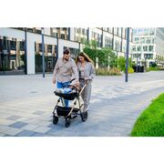 Carucior 3 in 1, Lionelo, Amber, Landou intarit, Scoica auto testata ADAC, Reversibil, Cu accesorii, Geanta parinti, Pana la 22 kg, Bej BYNLO-AMBER_3IN1_BEIGE_SAND