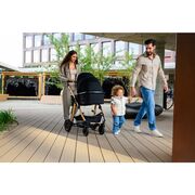 Carucior 3 in 1, Lionelo, Amber, Landou intarit, Scoica auto testata ADAC, Reversibil, Cu accesorii, Geanta parinti, Pana la 22 kg, Bej BYNLO-AMBER_3IN1_BEIGE_SAND