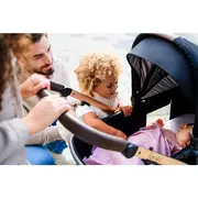 Carucior 3 in 1, Lionelo, Amber, Landou intarit, Scoica auto testata ADAC, Reversibil, Cu accesorii, Geanta parinti, Pana la 22 kg, Bej BYNLO-AMBER_3IN1_BEIGE_SAND