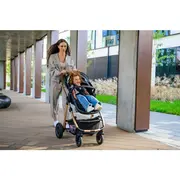 Carucior 3 in 1, Lionelo, Amber, Landou intarit, Scoica auto testata ADAC, Reversibil, Cu accesorii, Geanta parinti, Pana la 22 kg, Bej BYNLO-AMBER_3IN1_BEIGE_SAND