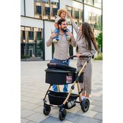 Carucior 3 in 1, Lionelo, Amber, Landou intarit, Scoica auto testata ADAC, Reversibil, Cu accesorii, Geanta parinti, Pana la 22 kg, Bej BYNLO-AMBER_3IN1_BEIGE_SAND