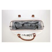 Geanta mamici, FreeON, Mommy things, Spatioasa si practica, Cu multiple buzunare, Include si 2 genti mai mici, Beige BYN86656