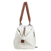 Geanta mamici, FreeON, Mommy things, Spatioasa si practica, Cu multiple buzunare, Include si 2 genti mai mici, Beige BYN86656