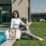 Geanta mamici, FreeON, Mommy things, Spatioasa si practica, Cu multiple buzunare, Include si 2 genti mai mici, Beige BYN86656