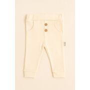 Pantaloni bebelusi din bumbac 100% colbi baby wear crem bbl59