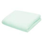 Paturica bebe, New Baby, 70x100 cm, Din muselina, 100% bumbac certificat Oeko Tex Standard 100, Mint BYN58949