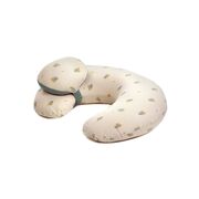 Perna pentru alaptare, Jane, Ergonomica, Cu husa detasabila si lavabila si pernuta suplimentara, Umpluta cu bilute din poliester, Botanic BYN8420421089385