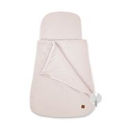 Sac de dormit multifunctional, MimiNu, Pentru patut, landou sau cosulet, Din bumbac interlock, Materiale certificate Oeko Tex Standard 100, Soft Powder Pink BYN6426972030625