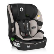 Scaun auto i-Size, Lionelo, Billy , 76 - 150 cm, 1/2/3, Isofix + top tether, Tetiera reglabila in 10 pozitii, Insertie ergonomica, Tapiterie lavabila, Testat la impact, Baza lata, Conform cu R129, Bej BYNLO-BILLY_I-SIZE_BEIGE_LATTE
