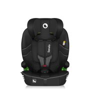 Scaun auto i-Size, Lionelo, Billy , 76 - 150 cm, 1/2/3, Isofix + top tether, Tetiera reglabila in 10 pozitii, Insertie ergonomica, Tapiterie lavabila, Testat la impact, Baza lata, Conform cu R129, Negru BYNLO-BILLY_I-SIZE_BLACK_CARBON