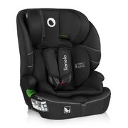Scaun auto i-Size, Lionelo, Billy , 76 - 150 cm, 1/2/3, Isofix + top tether, Tetiera reglabila in 10 pozitii, Insertie ergonomica, Tapiterie lavabila, Testat la impact, Baza lata, Conform cu R129, Negru BYNLO-BILLY_I-SIZE_BLACK_CARBON