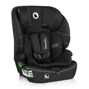 Scaun auto i-Size, Lionelo, Billy , 76 - 150 cm, 1/2/3, Isofix + top tether, Tetiera reglabila in 10 pozitii, Insertie ergonomica, Tapiterie lavabila, Testat la impact, Baza lata, Conform cu R129, Negru BYNLO-BILLY_I-SIZE_BLACK_CARBON