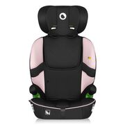 Scaun auto i-Size, Lionelo, Billy , 76 - 150 cm, 1/2/3, Isofix + top tether, Tetiera reglabila in 10 pozitii, Insertie ergonomica, Tapiterie lavabila, Testat la impact, Baza lata, Conform cu R129, Roz BYNLO-BILLY_I-SIZE_PINK_BABY