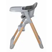 Scaun de masa 2 in 1, FreeON, Flexi Grow, Transformabil, Pliabil, Contine 2 accesorii, 0 luni +, Gri BYN85192