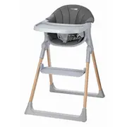 Scaun de masa 2 in 1, FreeON, Flexi Grow, Transformabil, Pliabil, Contine 2 accesorii, 0 luni +, Gri BYN85192