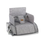 Scaun de masa portabil, Booster, Jane, Avant, Transformabil in geanta, Cu ham, Conform UNE-EN 16120:2013+A2:2018, 6-36 luni, Dim Grey BYN8420421078556