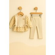 Set bluzita si pantaloni moeboon cu model floral bbl60