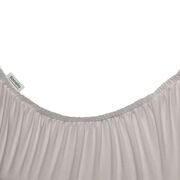 Set cearceafuri cu elastic, Lionelo, 70x28 cm, Pentru landouri si patutul co-sleeper Malin, Pentru saltele de max. 10 cm inaltime, Din bambus, Usor de spalat, 30 grade, Fara calcare, Ecologic, Alb/Bej BYNLO-BAMBOO_SHEET_OFF_WHITE_BEIGE_70x28