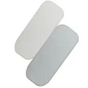 Set cearceafuri cu elastic, Lionelo, 70x28 cm, Pentru landouri si patutul co-sleeper Malin, Pentru saltele de max. 10 cm inaltime, Din bambus, Usor de spalat, 30 grade, Fara calcare, Ecologic, Alb/Gri BYNLO-BAMBOO_SHEET_OFF_WHITE_GREY_70x28