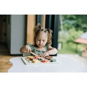 Set fructe feliate, Free2Play, Cu inchidere velcro, Din lemn, 20 piese, Multicolor BYN85130