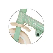 Tricicleta, Petite&Mars, Turbo, Editie limitata, 5 in 1, Multifunctionala, Vehicul de impins, Bicicleta cu/fara pedale, Cu maner de ghidaj, Detasabil, Roti din cauciuc, Pana la 25 kg, 1.5-5 ani, Green Twist BYN613480