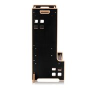 Turn de invatare Montessori, Lionelo, Cass, Functie de raft pentru carti, Pana la 30 kg, 12 luni - 6 ani, Din MDF si furnir, 3 trepte de inaltime, Negru BYNLO-CASS_BLACK_ONYX