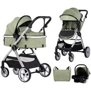 Carucior Chipolino Vista 3 in 1 basil HUBST-KKVS02505BA