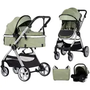 Carucior Chipolino Vista 3 in 1 basil HUBST-KKVS02505BA
