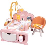 Centru de ingrijire pentru papusi Smoby Baby Nurse Cocoon Nursery 3 in 1 cu 16 accesorii HUBS7600220393