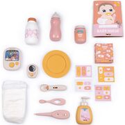 Centru de ingrijire pentru papusi Smoby Baby Nurse Cocoon Nursery 3 in 1 cu 16 accesorii HUBS7600220393
