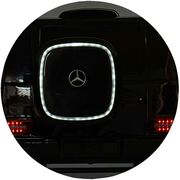 Masinuta electrica Chipolino SUV Mercedes EQG cu scaun din piele si roti EVA black HUBELJMBEQG01B
